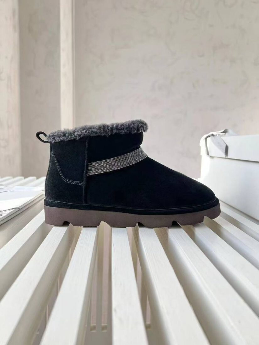 Угги Brunello Cucinelli 252MZSFG Suede Premium Black фото 2 Угги Brunello Cucinelli 252MZSFG Suede Premium Black - фото 2
