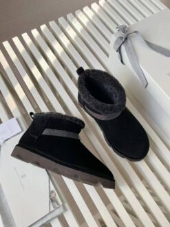 Угги Brunello Cucinelli 252MZSFG Suede Premium Black - фото 4