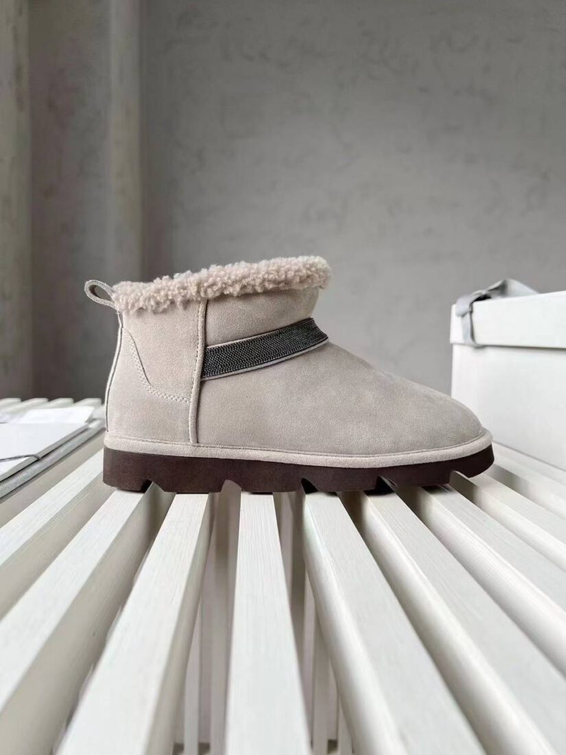 Угги Brunello Cucinelli 252MZSFG Suede Premium Sand фото 2 Угги Brunello Cucinelli 252MZSFG Suede Premium Sand - фото 2
