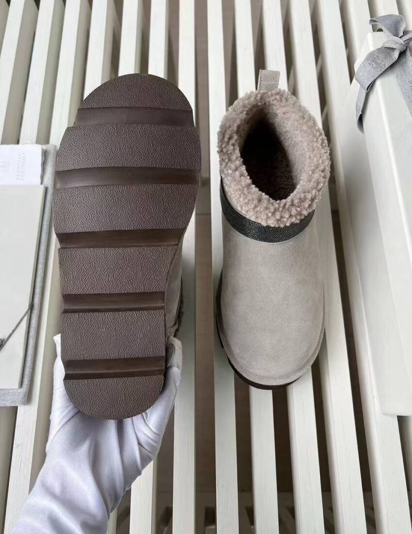 Угги Brunello Cucinelli 252MZSFG Suede Premium Sand фото 6 Угги Brunello Cucinelli 252MZSFG Suede Premium Sand - фото 6