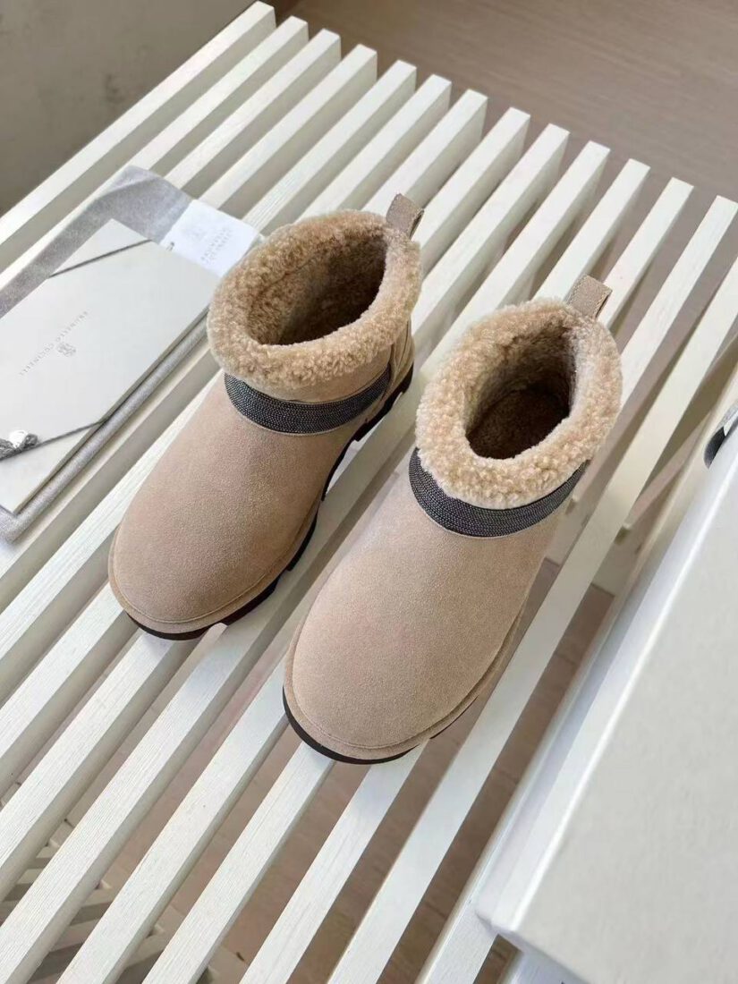 Угги Brunello Cucinelli 252MZSFG Suede Premium Beige фото 2 Угги Brunello Cucinelli 252MZSFG Suede Premium Beige - фото 2