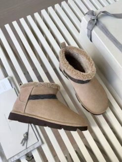Угги Brunello Cucinelli 252MZSFG Suede Premium Beige