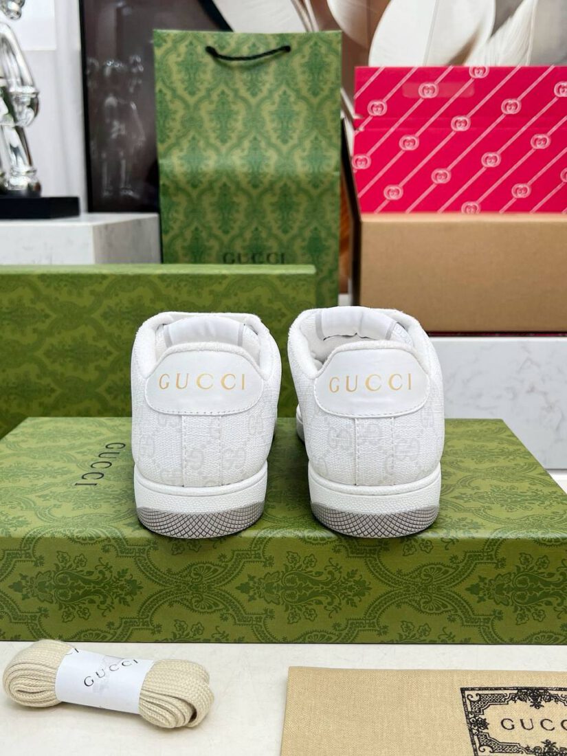 Кроссовки Gucci Screener 838873-135066 Premium White фото 2 Кроссовки Gucci Screener 838873-135066 Premium White - фото 2