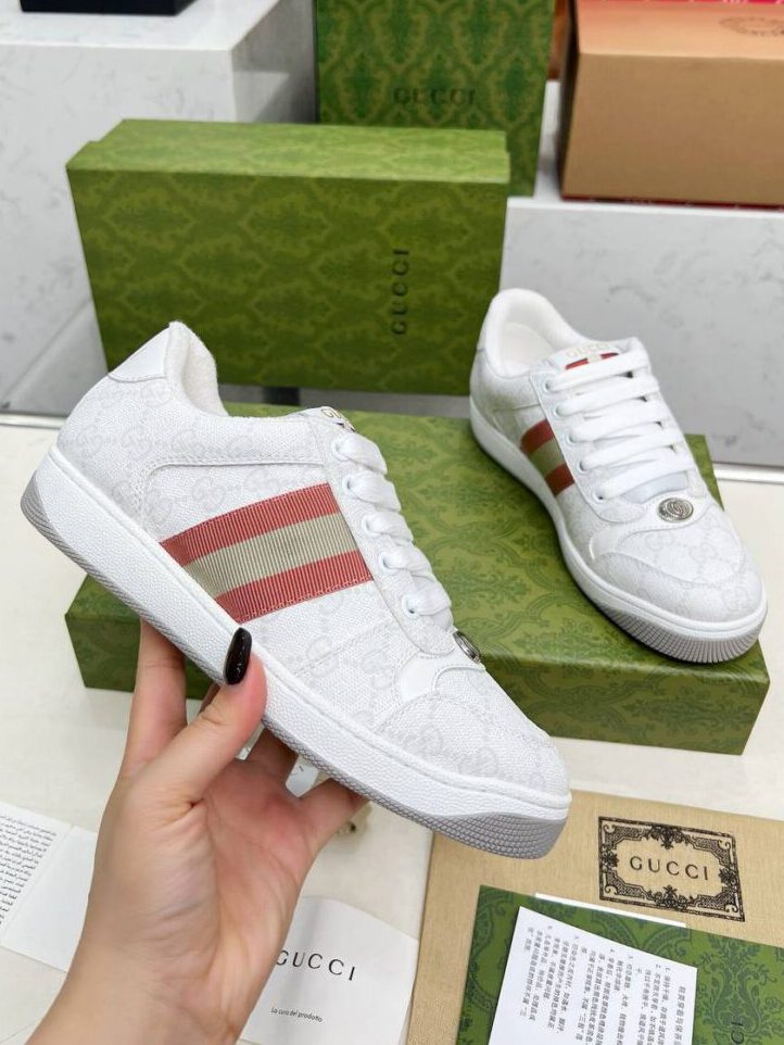 Кроссовки Gucci Screener 838873-135066 Premium White фото 1 Кроссовки Gucci Screener 838873-135066 Premium White - фото 1