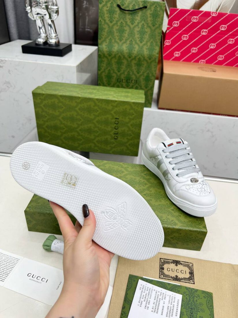 Кроссовки Gucci Screener 838873-135114 Premium White фото 3 Кроссовки Gucci Screener 838873-135114 Premium White - фото 3