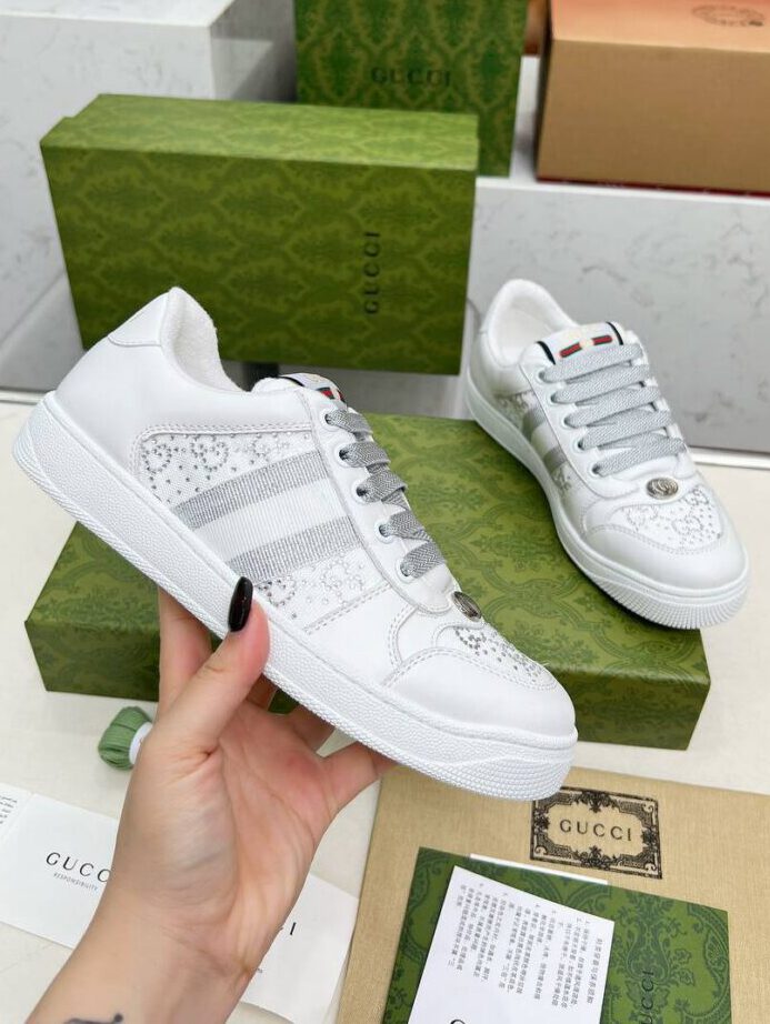 Кроссовки Gucci Screener 838873-135114 Premium White фото 1 Кроссовки Gucci Screener 838873-135114 Premium White - фото 1