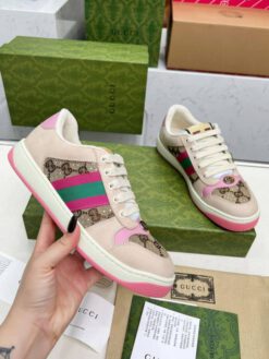 Кроссовки Gucci Screener 838873-135129 Premium Pink