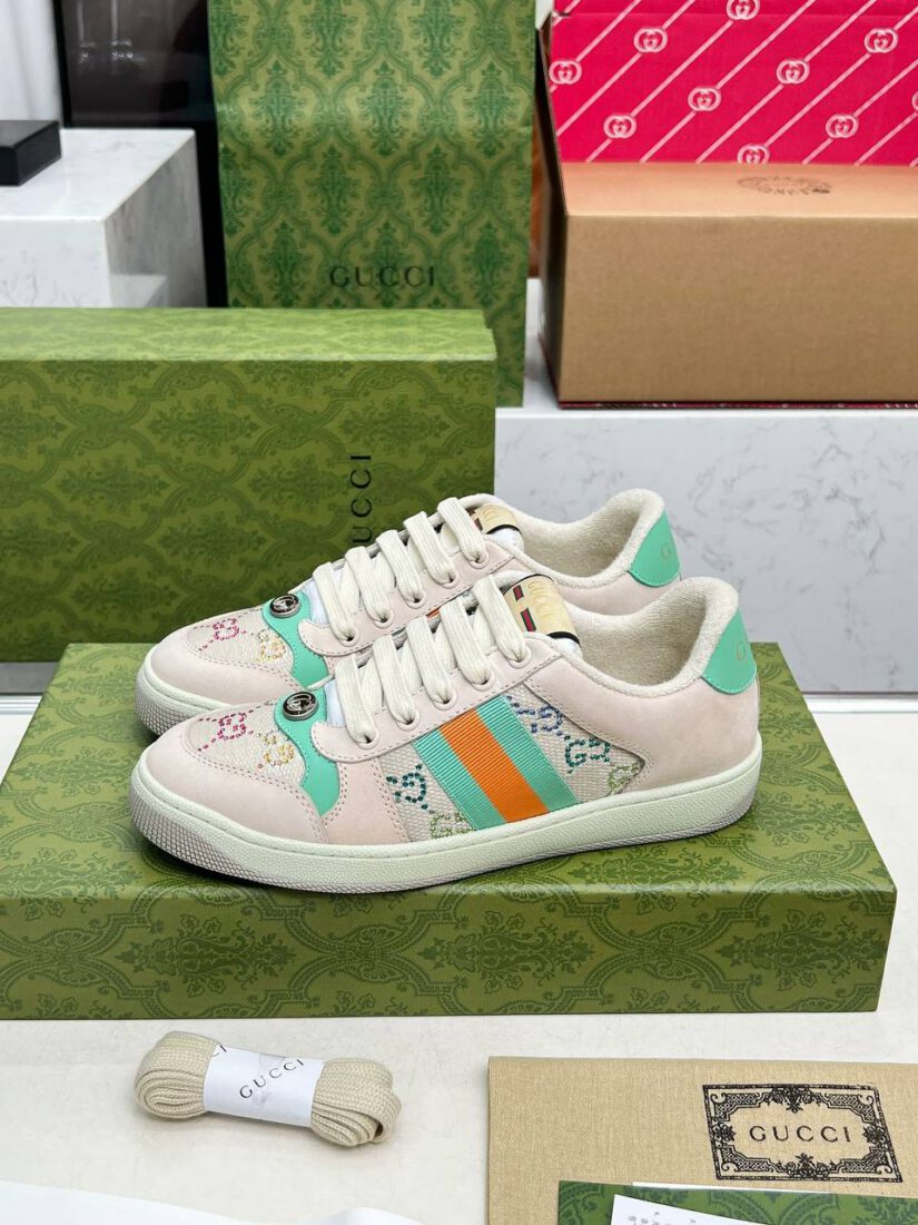 Кроссовки Gucci Screener 838873-135142 Premium Grey фото 5 Кроссовки Gucci Screener 838873-135142 Premium Grey - фото 5