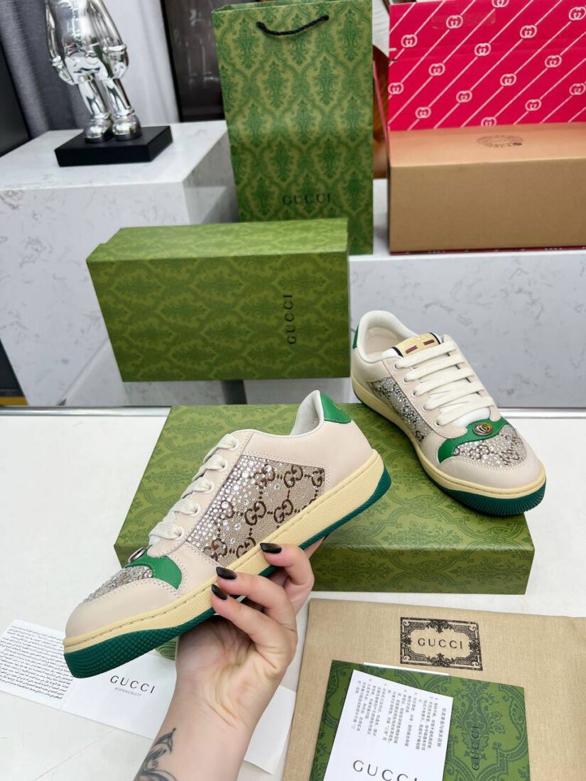 Кроссовки Gucci Screener 838873-135157 Premium Grey фото 2 Кроссовки Gucci Screener 838873-135157 Premium Grey - фото 2