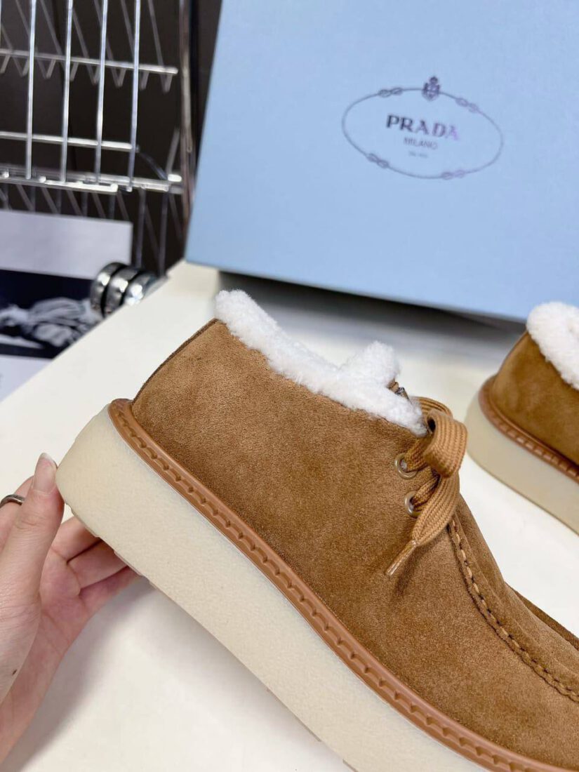 Лоферы женские Prada A135346 Premium Chestnut фото 2 Лоферы женские Prada A135346 Premium Chestnut - фото 2