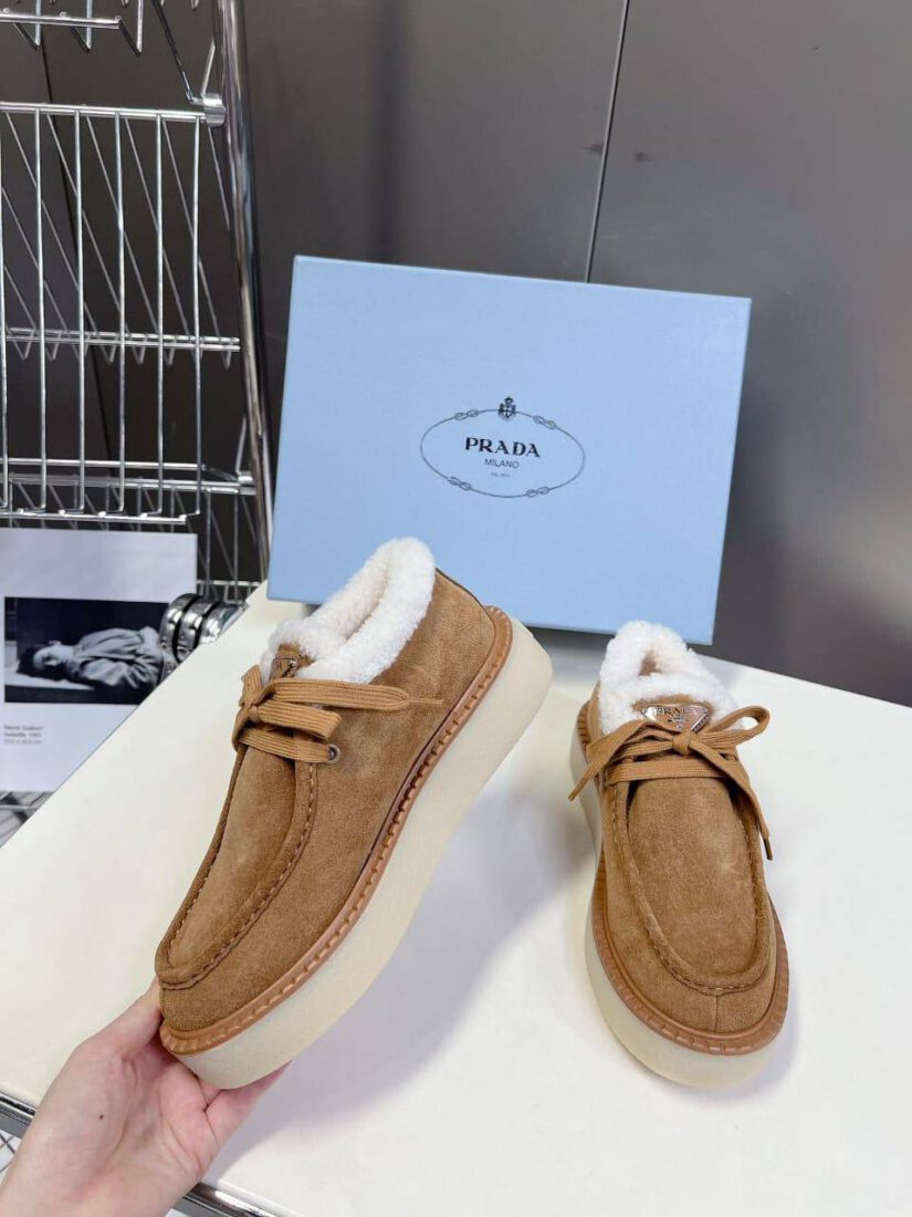 Лоферы женские Prada A135346 Premium Chestnut фото 4 Лоферы женские Prada A135346 Premium Chestnut - фото 4