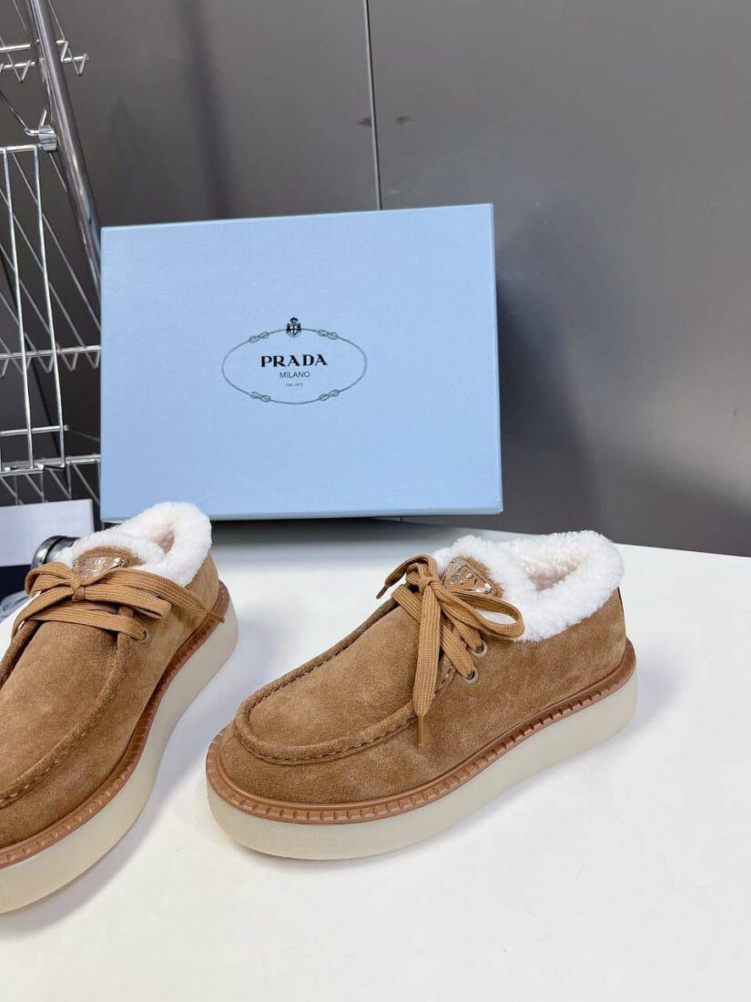 Лоферы женские Prada A135346 Premium Chestnut фото 7 Лоферы женские Prada A135346 Premium Chestnut - фото 7