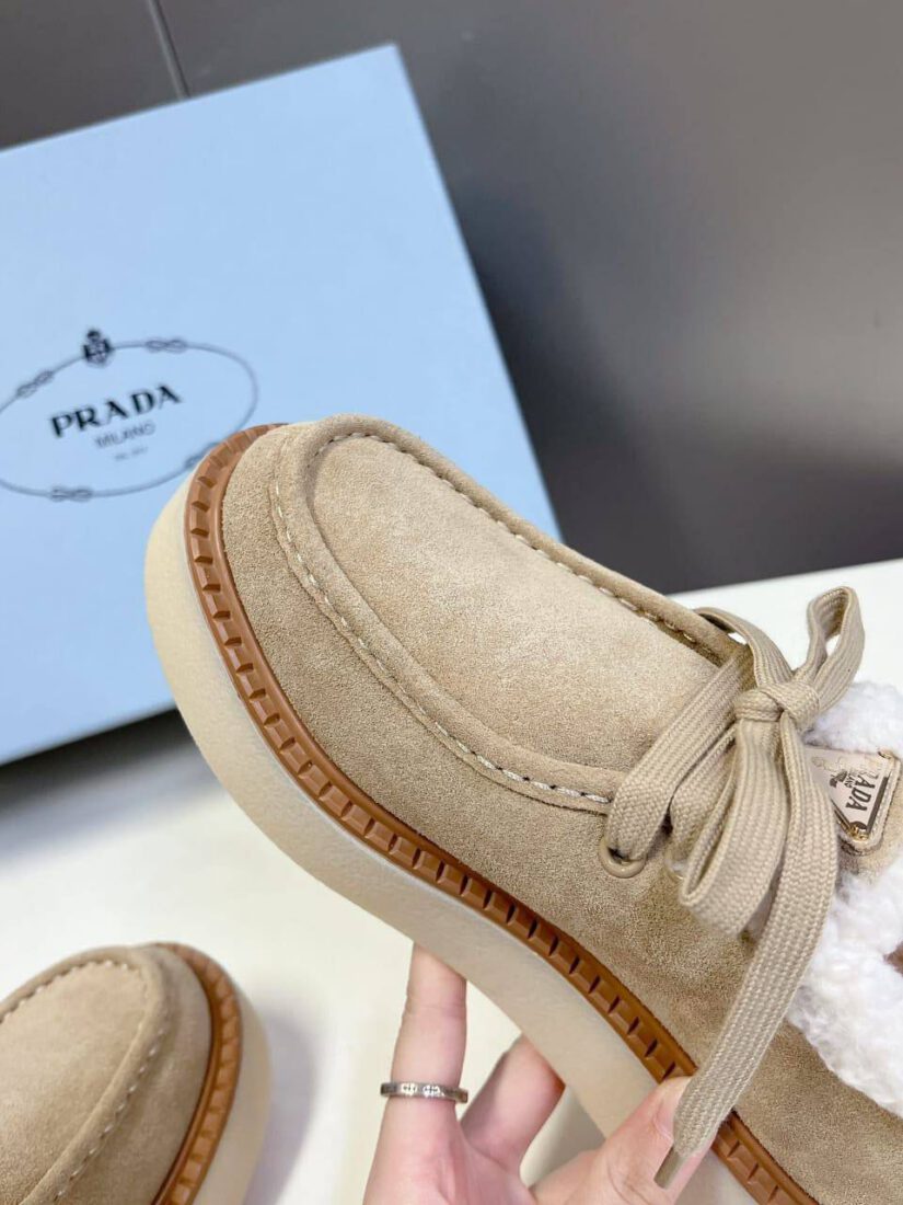Лоферы женские Prada A135361 Premium Beige фото 7 Лоферы женские Prada A135361 Premium Beige - фото 7