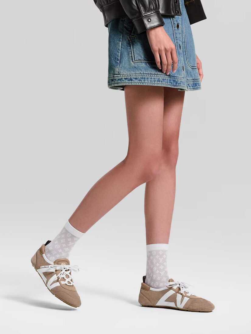 Кроссовки Louis Vuitton Sneakerina Premium Beige Wht фото 1 Кроссовки Louis Vuitton Sneakerina Premium Beige Wht - фото 1