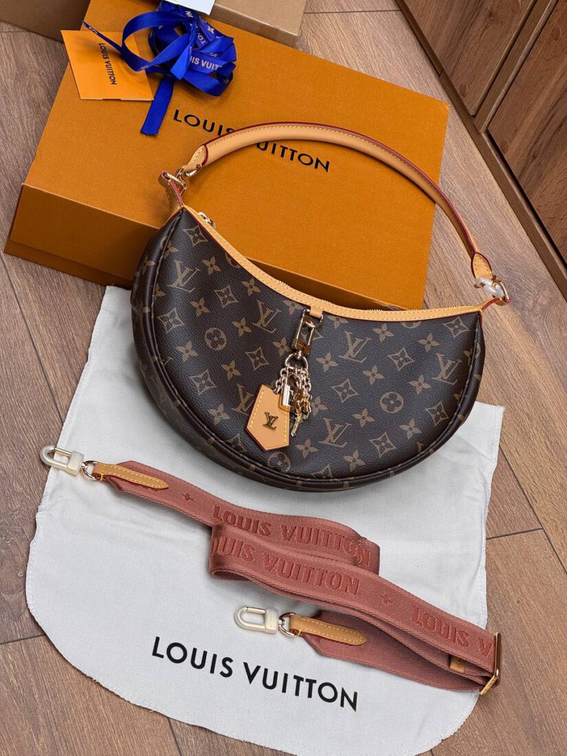 Женская сумка Louis Vuitton Loop 28/15/7 см A135735 коричневая фото 2 Женская сумка Louis Vuitton Loop 28/15/7 см A135735 коричневая - фото 2