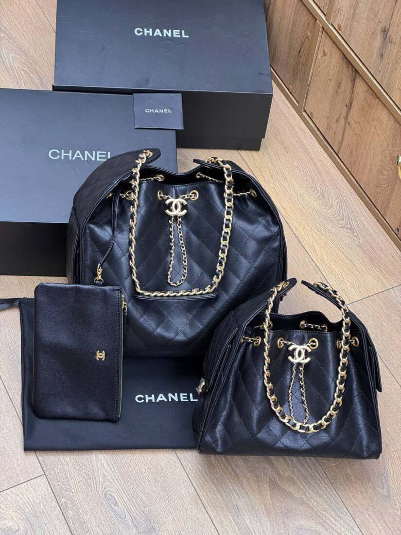 Женская сумка Chanel A136238 черная (два размера 26см и 30см) фото 1 Женская сумка Chanel A136238 черная (два размера 26см и 30см) - фото 1