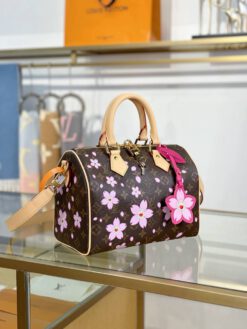 Женская сумка Louis Vuitton A136280 20-13/12 см в цветочек