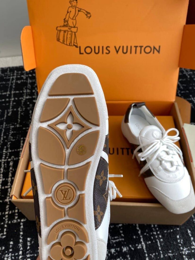 Кроссовки Louis Vuitton Sneakerina Premium White Brn фото 5 Кроссовки Louis Vuitton Sneakerina Premium White Brn - фото 5