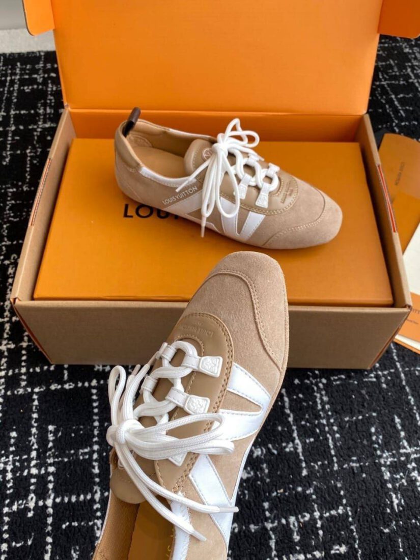 Кроссовки Louis Vuitton Sneakerina Premium Beige Wht фото 5 Кроссовки Louis Vuitton Sneakerina Premium Beige Wht - фото 5
