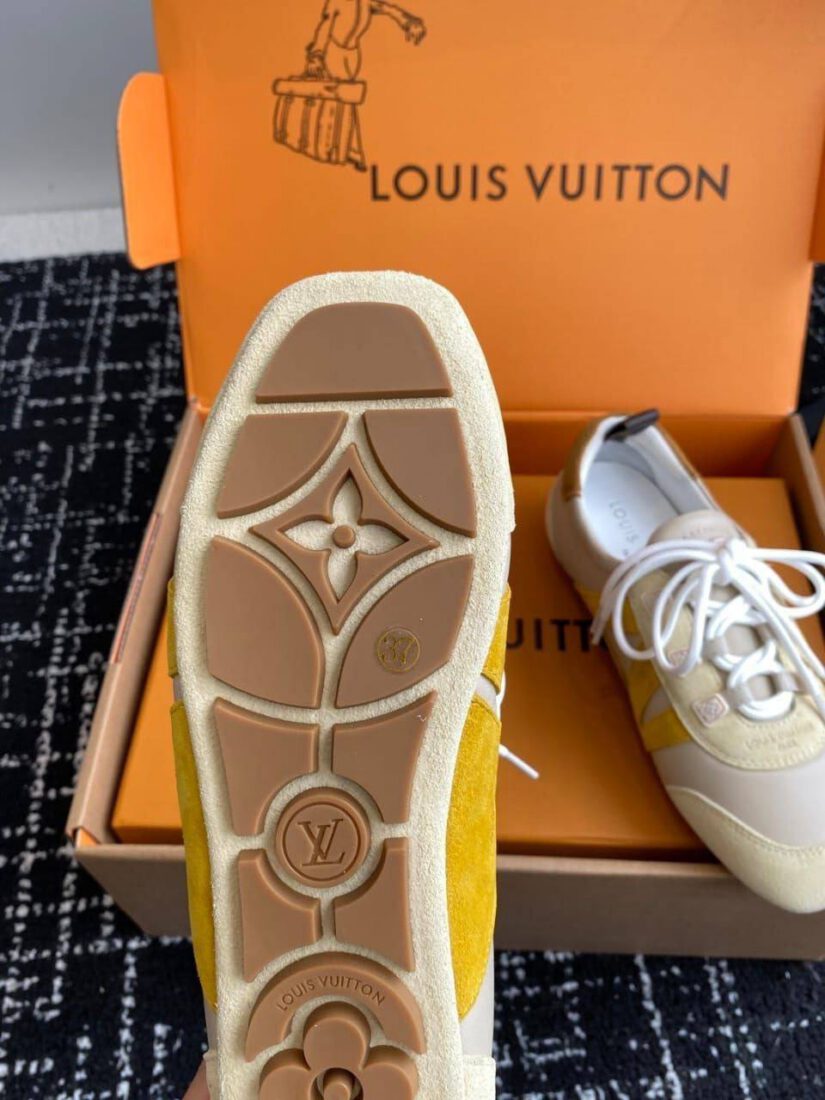 Кроссовки Louis Vuitton Sneakerina Premium Beige Yel фото 7 Кроссовки Louis Vuitton Sneakerina Premium Beige Yel - фото 7