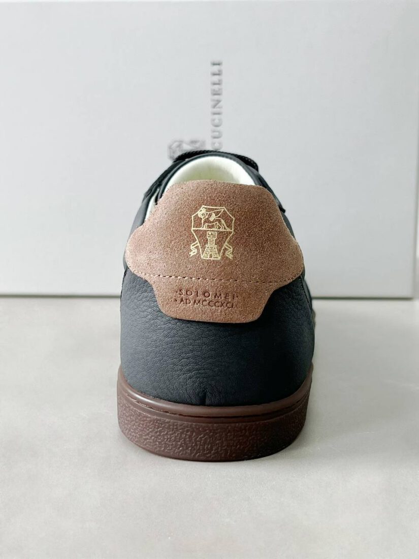 Кроссовки мужские Brunello Cucinelli Leather A136501 Premium Grey фото 6 Кроссовки мужские Brunello Cucinelli Leather A136501 Premium Grey - фото 6