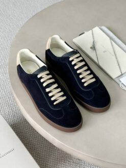 Кроссовки мужские Brunello Cucinelli Suede A136547 Premium D.Blue