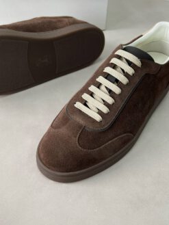 Кроссовки мужские Brunello Cucinelli Suede A136562 Premium Brown
