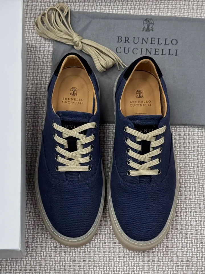 Кеды Brunello Cucinelli A136986 Blue фото 2 Кеды Brunello Cucinelli A136986 Blue - фото 2