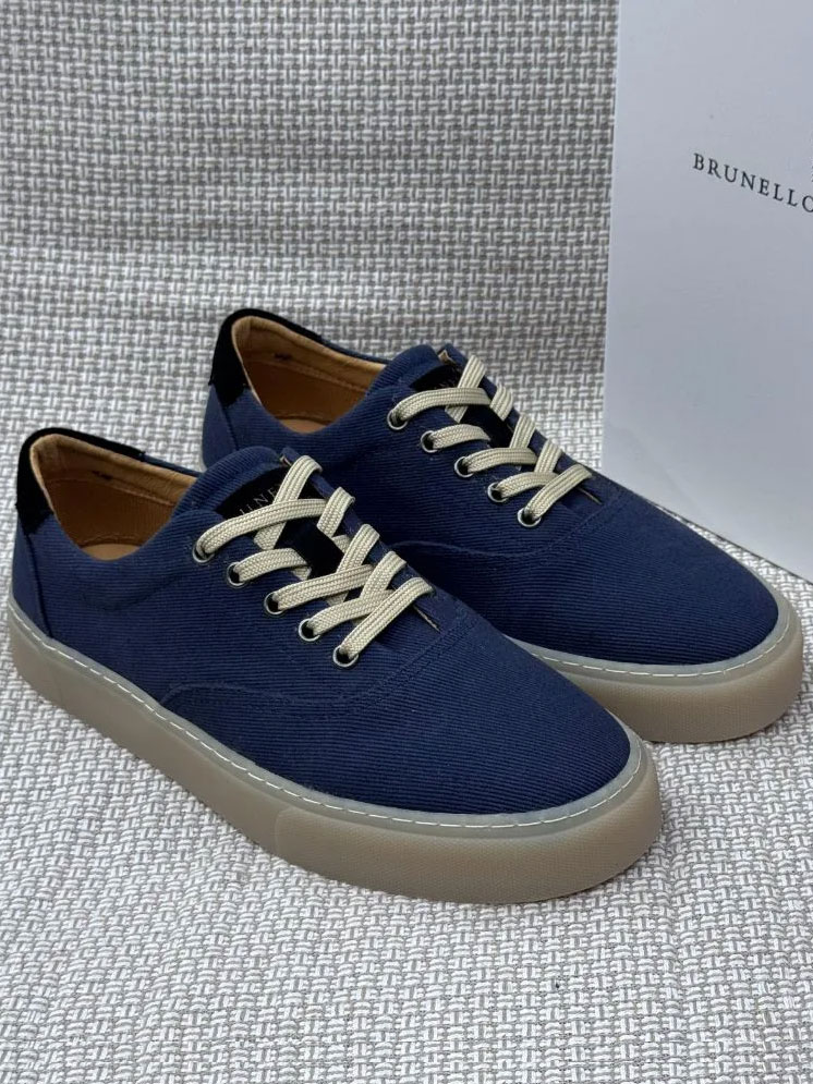 Кеды Brunello Cucinelli A136986 Blue фото 1 Кеды Brunello Cucinelli A136986 Blue - фото 1