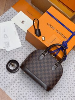 Женская сумка Louis Vuitton Alma 24 cm A136846 D.Brown