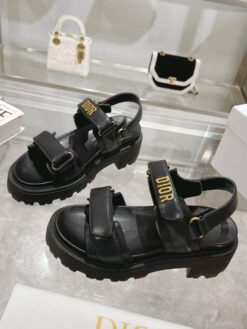 Сандалии женские Dior PL-50029-A137309 чёрные