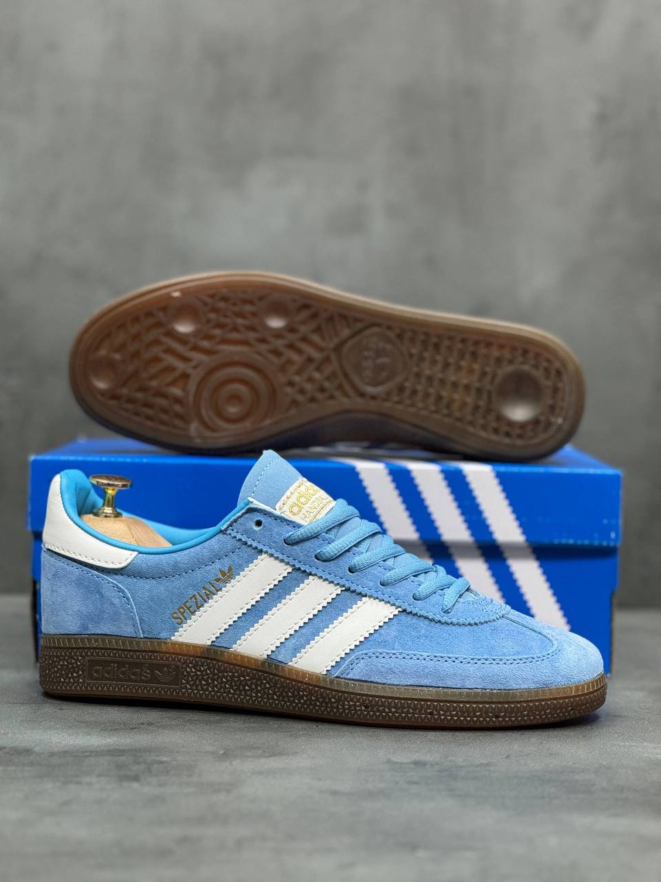 Кроссовки Adidas Spezial A137434 L.Blue фото 4 Кроссовки Adidas Spezial A137434 L.Blue - фото 4