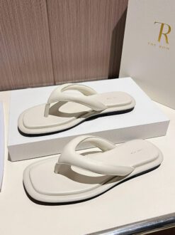 Сандалии женские The Row кожаные Ginza A137781 белые