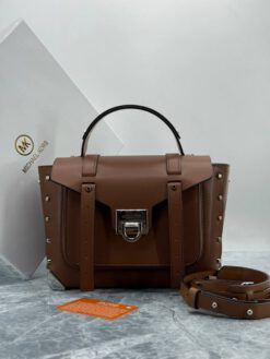 Женская кожаная сумка Michael Kors Manhattan A137941 Brown