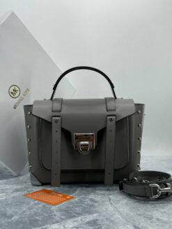 Женская кожаная сумка Michael Kors Manhattan A137948 Grey