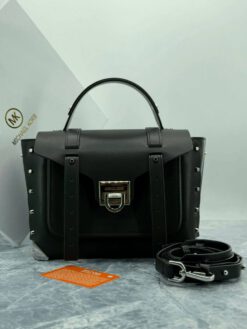 Женская кожаная сумка Michael Kors Manhattan A137951 Black