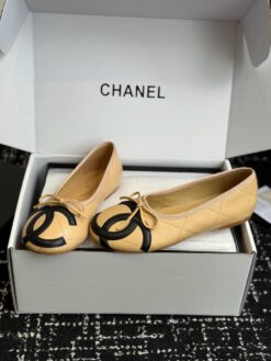 Балетки Chanel Ballet Flats G47163 Premium Leather Beige