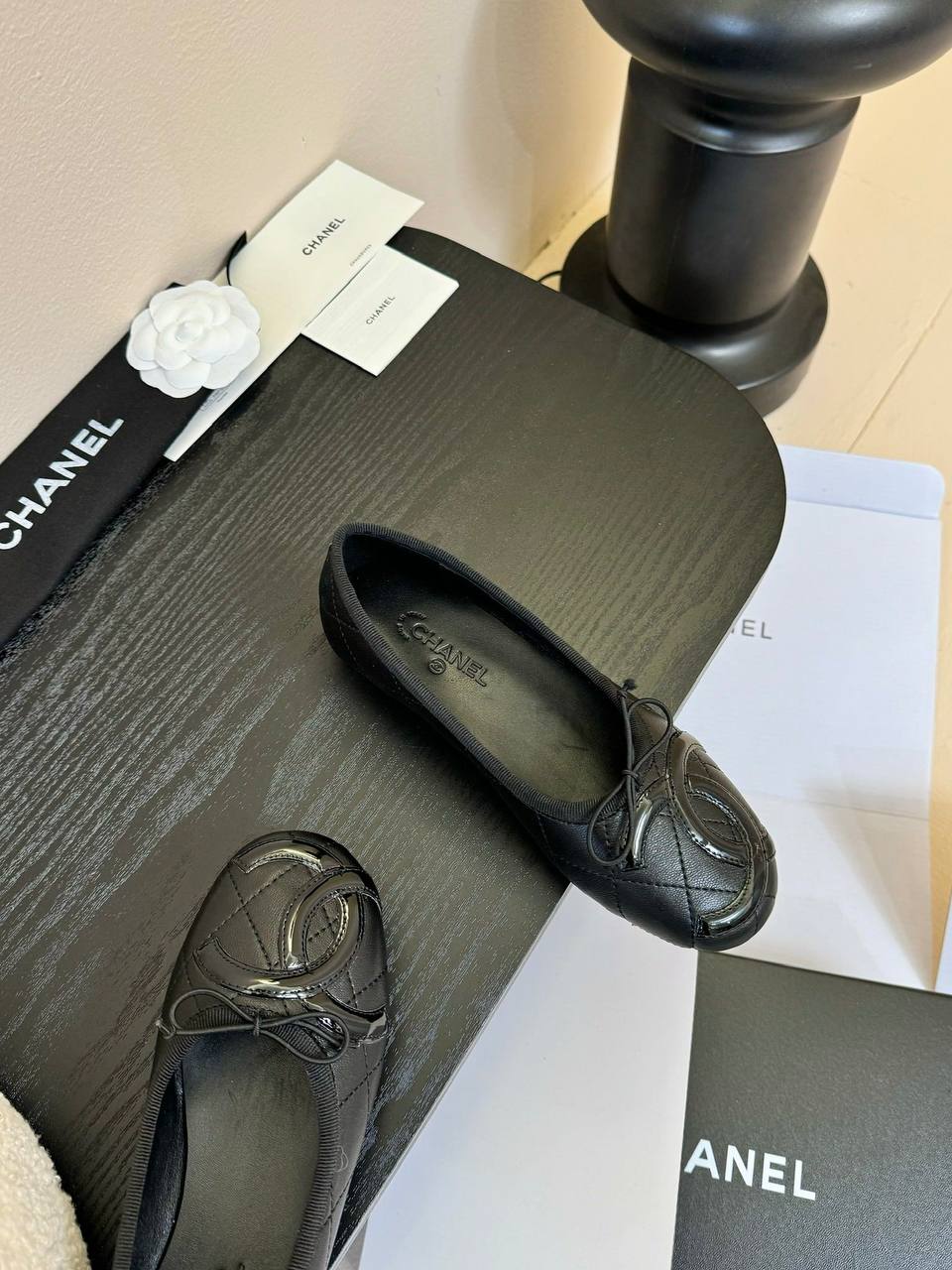 Балетки Chanel Ballet Flats G47163 Premium Leather Black фото 4 Балетки Chanel Ballet Flats G47163 Premium Leather Black - фото 4