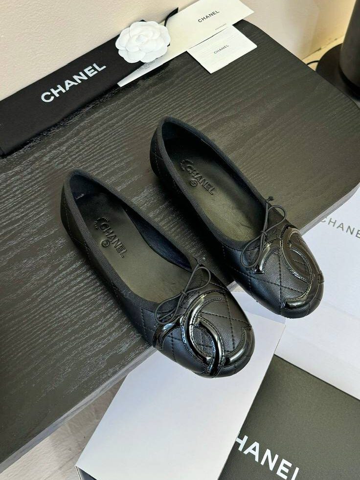 Балетки Chanel Ballet Flats G47163 Premium Leather Black фото 1 Балетки Chanel Ballet Flats G47163 Premium Leather Black - фото 1
