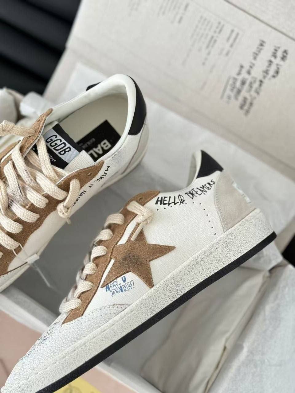 Кеды женские Golden Goose Premium A138404 белые фото 1 Кеды женские Golden Goose Premium A138404 белые - фото 1