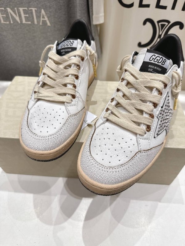 Кеды женские Golden Goose Premium A138441 белые фото 3 Кеды женские Golden Goose Premium A138441 белые - фото 3