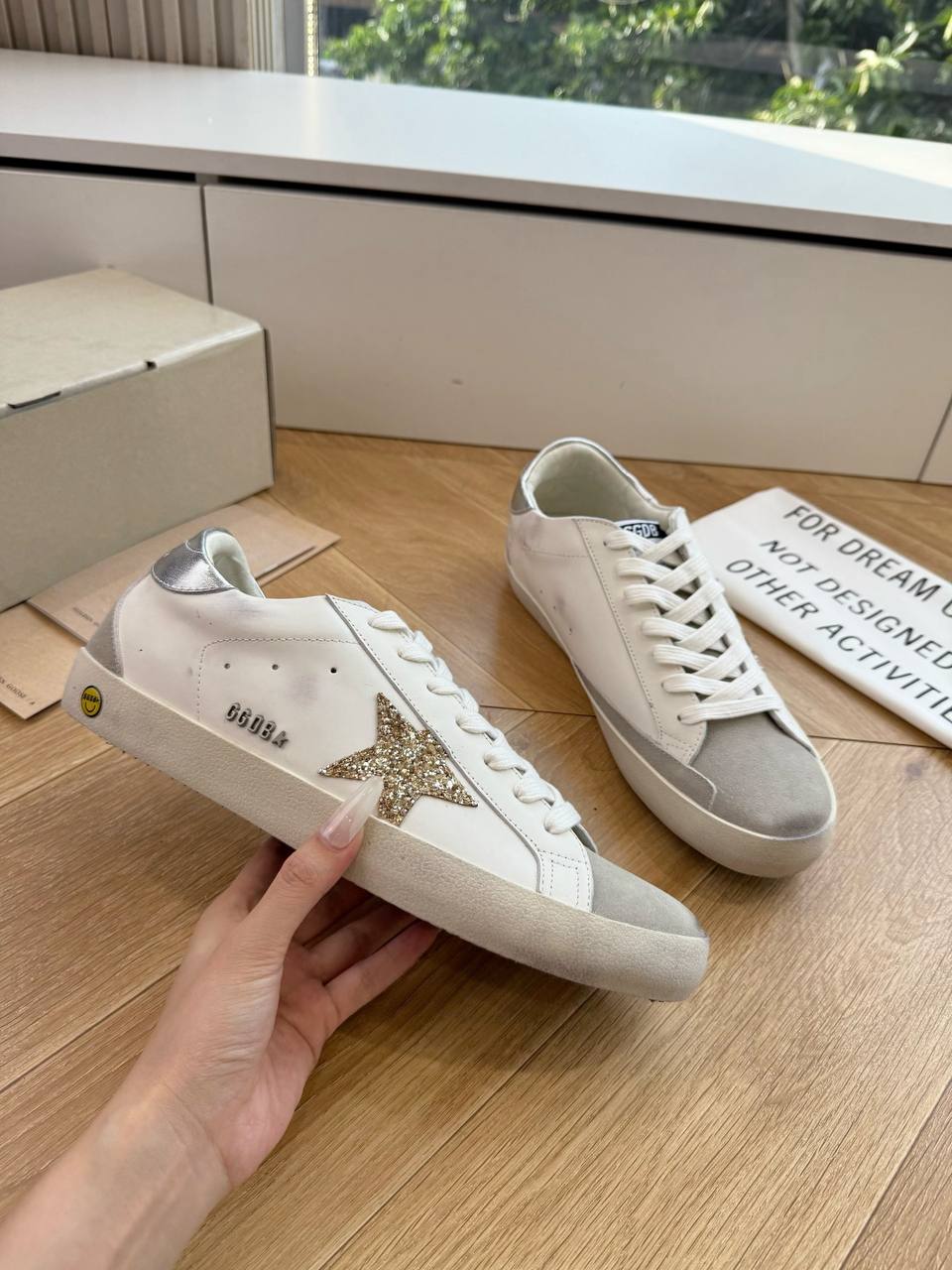 Кеды женские Golden Goose Premium A138392 белые фото 4 Кеды женские Golden Goose Premium A138392 белые - фото 4