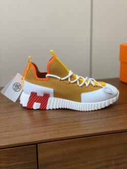 Кроссовки Hermes Lift slip-on H261028Z L.Brown