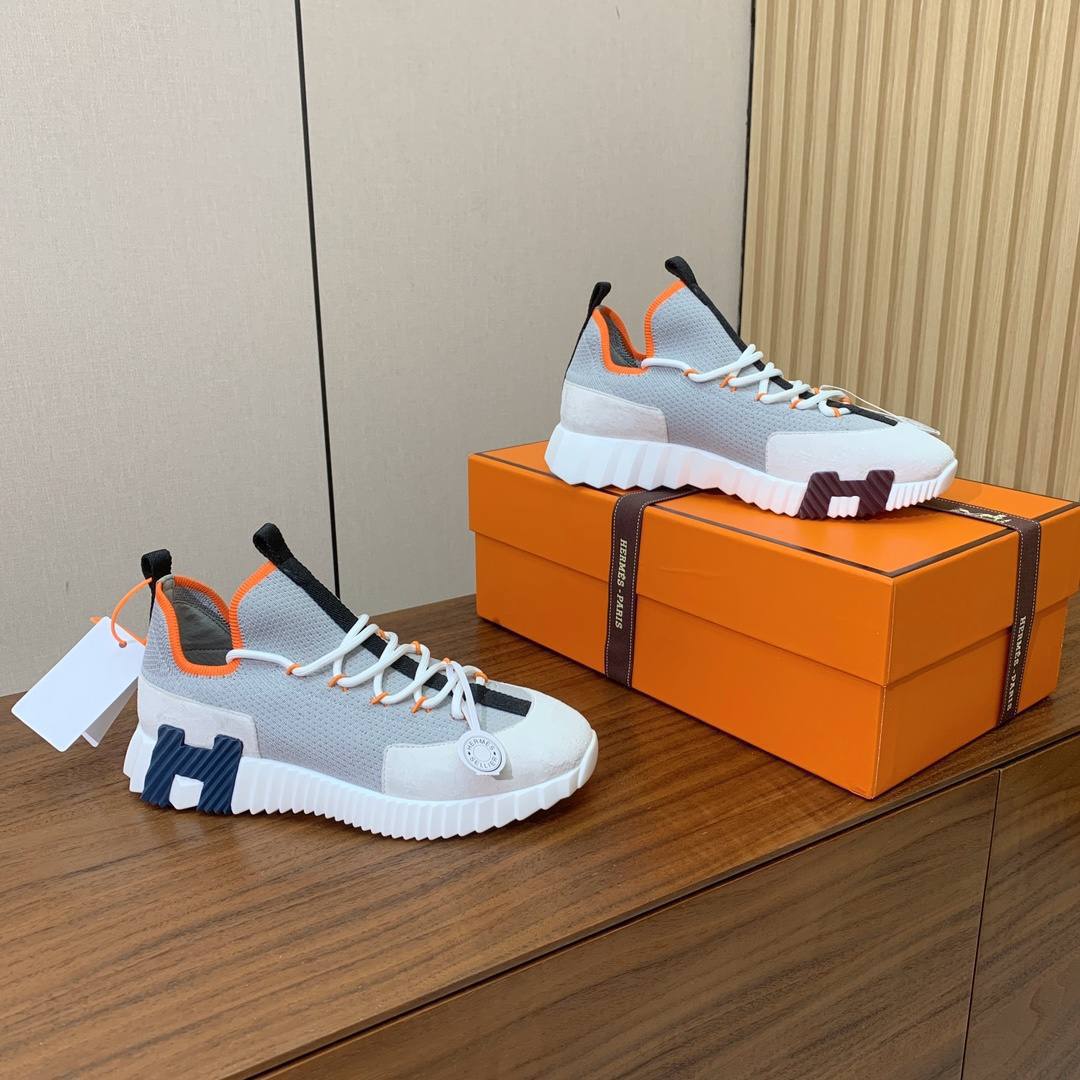 Кроссовки Hermes Lift slip-on H261028Z Grey фото 2 Кроссовки Hermes Lift slip-on H261028Z Grey - фото 2