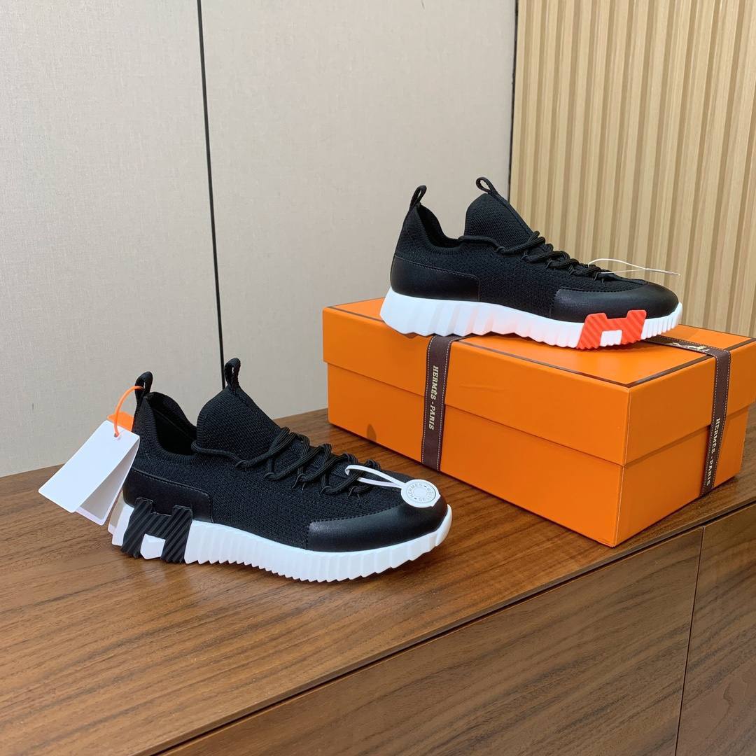 Кроссовки Hermes Lift slip-on H261028Z Black-Wht фото 3 Кроссовки Hermes Lift slip-on H261028Z Black-Wht - фото 3