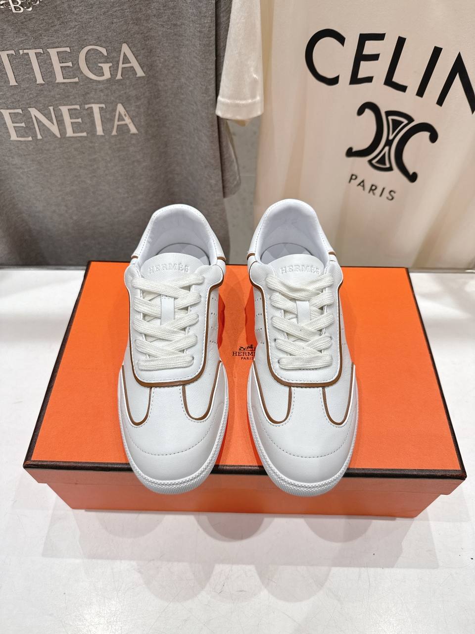 Кроссовки Hermes Match Sneaker H261000Z White фото 2 Кроссовки Hermes Match Sneaker H261000Z White - фото 2