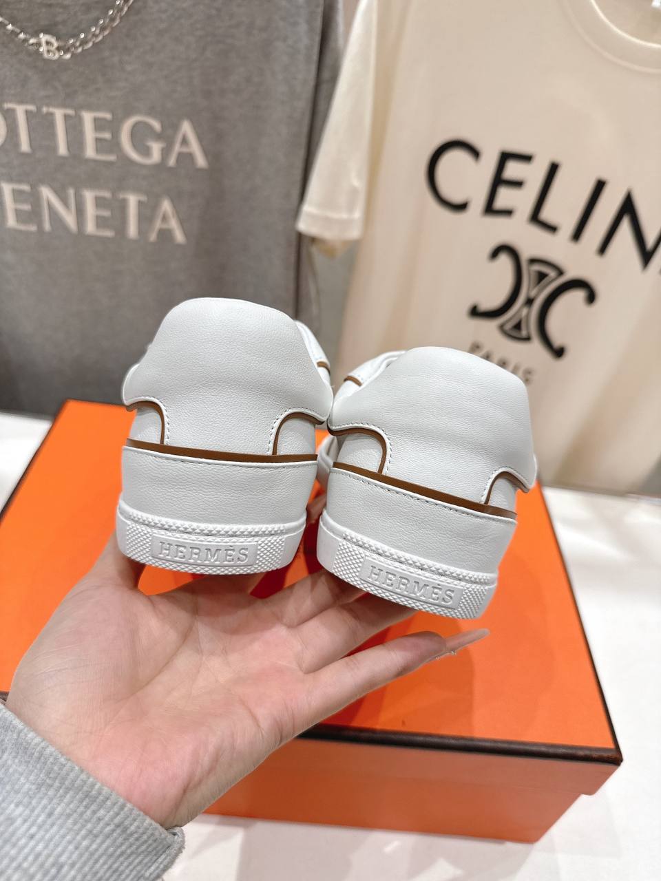 Кроссовки Hermes Match Sneaker H261000Z White фото 4 Кроссовки Hermes Match Sneaker H261000Z White - фото 4