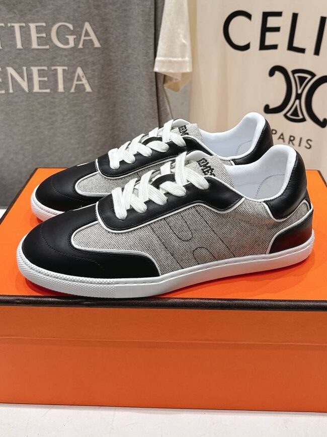 Кроссовки Hermes Match Sneaker H261002Z Black-Grey фото 1 Кроссовки Hermes Match Sneaker H261002Z Black-Grey - фото 1