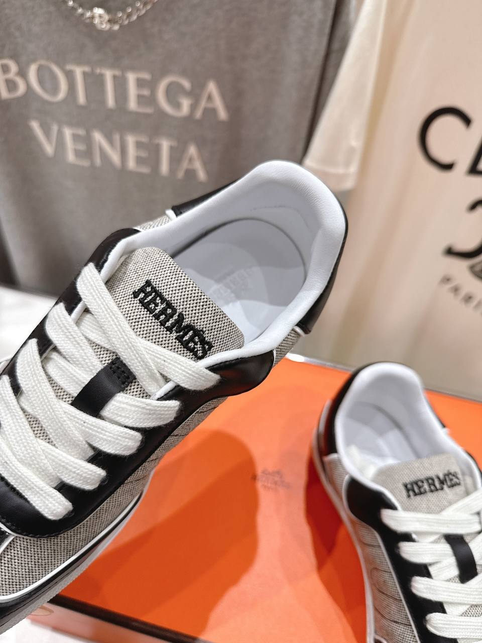 Кроссовки Hermes Match Sneaker H261002Z Black-Grey фото 5 Кроссовки Hermes Match Sneaker H261002Z Black-Grey - фото 5