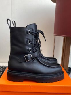 Ботильоны Hermes Land Ankle Boot H252258Z Premium Calfskin Black